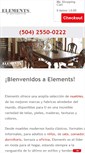 Mobile Screenshot of muebleriaelements.com